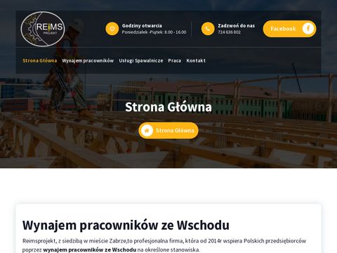 Reimsprojekt.pl - pracownicy ze wschodu Śląsk