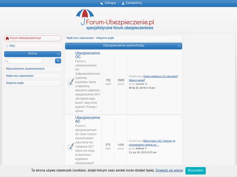 Ubezpieczenia komunikacyjne OC i AC - Forum