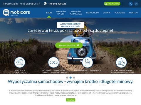 Mobicars.pl wypożyczalnia aut