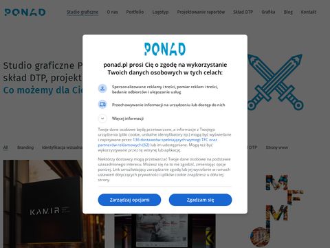 Ponad Design - logotyp, logo, grafika, skład DTP