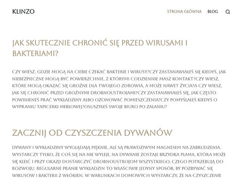 Klinzo.com - pranie dywanów Kraków