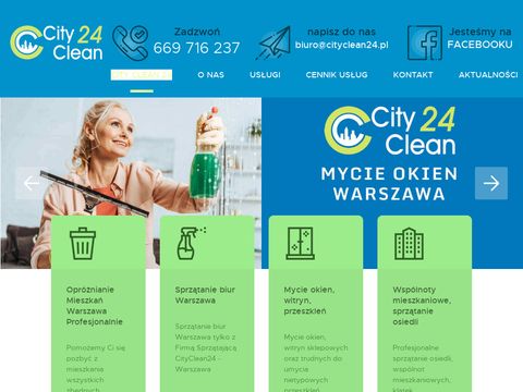 Cityclean24.pl - sprzątanie Warszawa