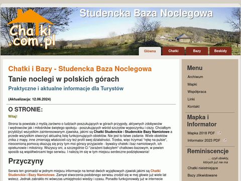 Chatki i bazy - studencka baza noclegowa