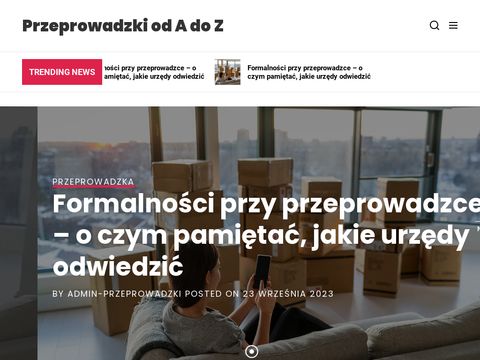 Przeprowadzkiaz.com.pl - transport mebli