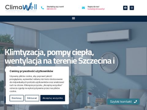 Climawell.pl - klimatyzacja montaż Szczecin