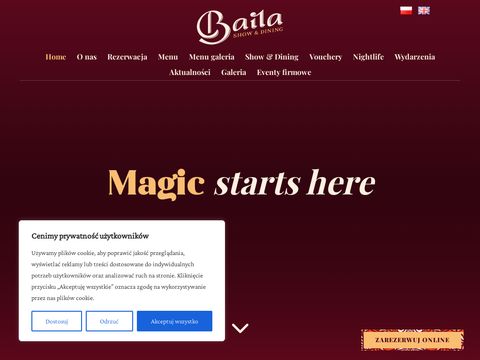 Bailawarsaw.com - restauracja Warszawa centrum