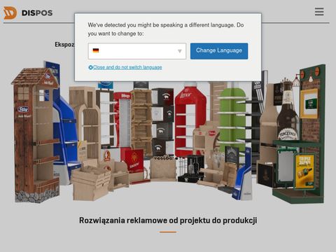 Dispos.pl producent stojaków i standów reklamowych
