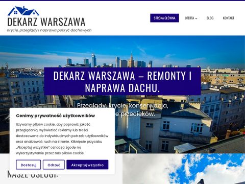 Dekarz Warszawa - serwis dachowy 24