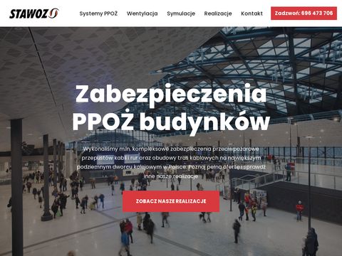 Zabezpieczenia przeciwpożarowe Stawoz