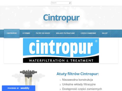 Cintropur.weebly.com - filtry wody nowego typu