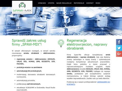 Spaw-mix.pl - elektrowrzeciona cnc