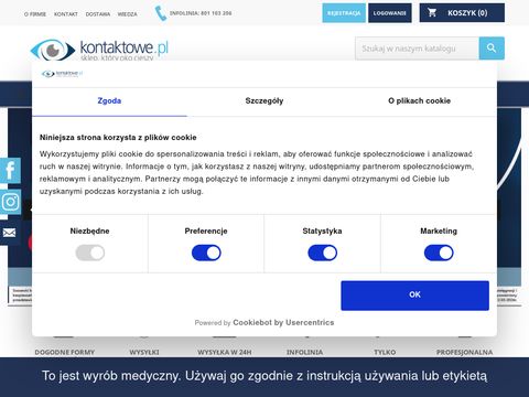 Tanie soczewki w kontaktowe.pl