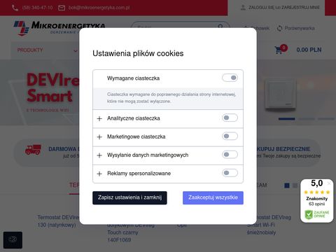 Sklep.mikroenergetyka.com.pl ogrzewanie elektryczne