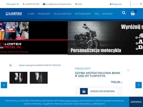 Dorabianie szyb motocyklowych