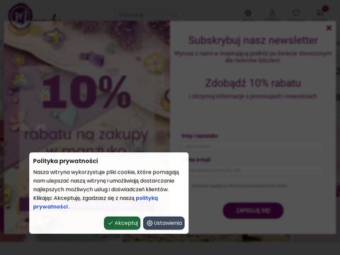 Manzuko.com - koraliki i półfabrykaty do biżuterii