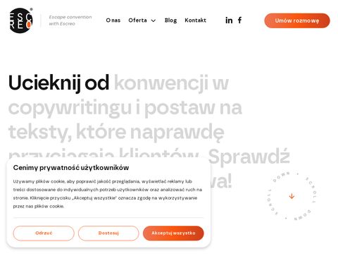 Escreo.pl - teksty seo, content marketing