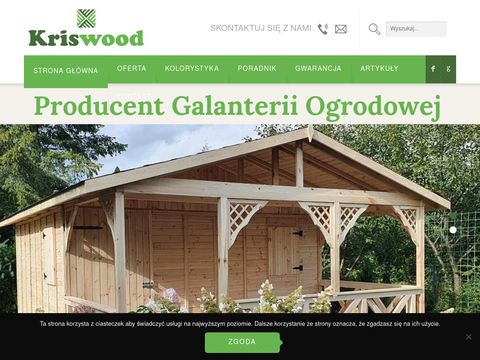 Producent domków ogrodowych - kriswood.pl