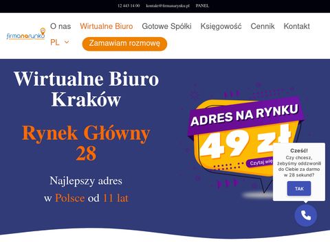 Firmanarynku.pl - wirtualne biuro Kraków