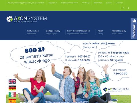 Axon System - szkoła języków obcych