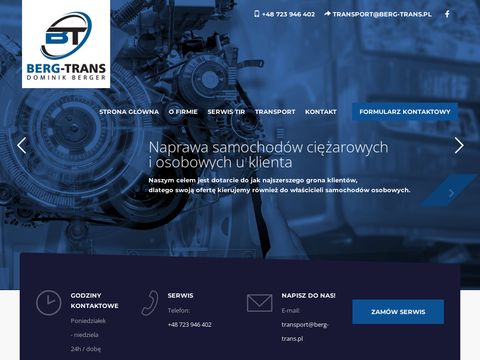 Berg-Trans - mobilny serwi aut ciężarowych