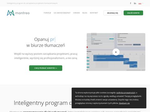 Mantreo.com - oprogramowanie dla biur tłumaczeń