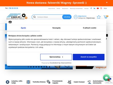 Ebmia.pl - elementy budowy maszyn i automatyki