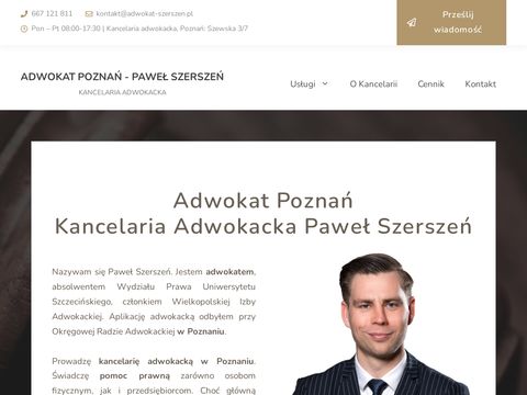 Adwokat-szerszen.pl - kancelaria adwokacka Poznań