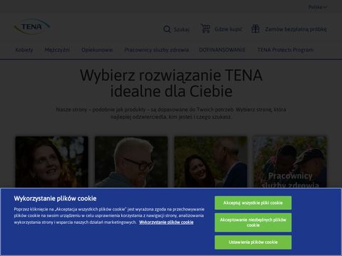 Artykuły higieniczne - www.tena.pl