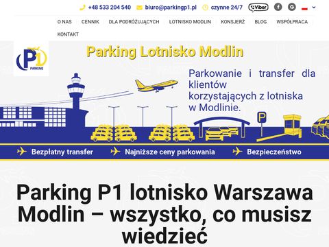 P1 Parking Warszawa Modlin