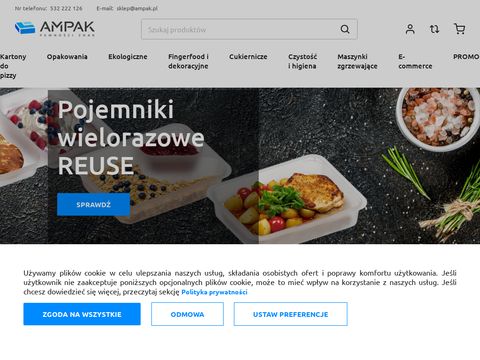 Opakowania jednorazowe - ampak.pl