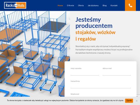 Racksandrolls.pl - producent stojaków metalowych