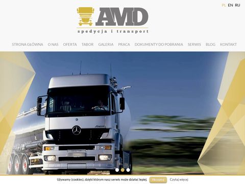 Amd.bialystok.pl - transport międzynarodowy