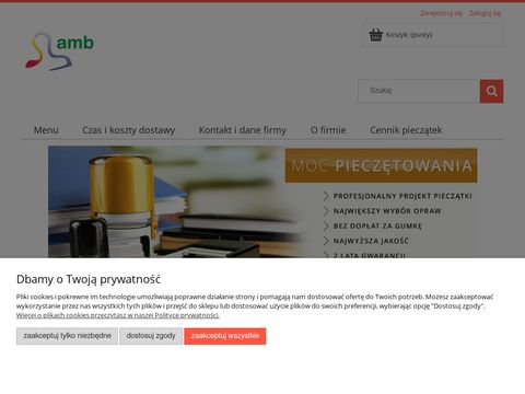 Amb.net.pl pieczątka imienna lub z datownikiem