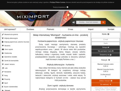 Miximport.pl towar z Chin