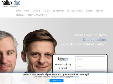 Halluxduo.pl - haluksy Poznań