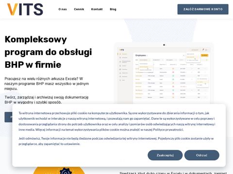 VITS - oprogramowanie do zarządzania BHP
