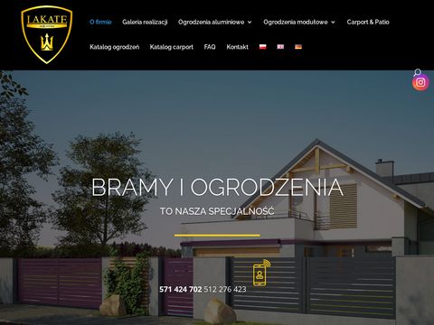 Lakate - bramy i ogrodzenia