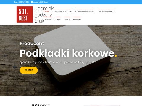 501.best - podkładki korkowe Gdańsk