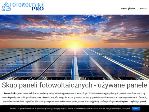 Fotowoltaika.pro - utylizacja paneli fotowoltaicznych