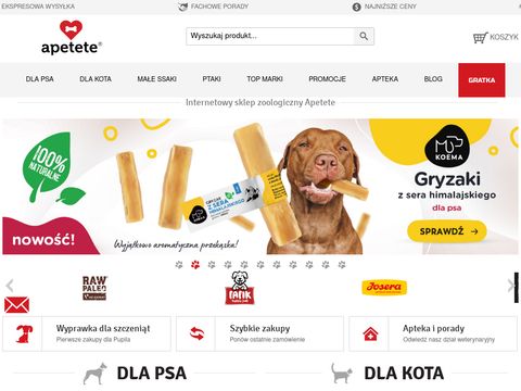 Apetete.pl karmy dla psów