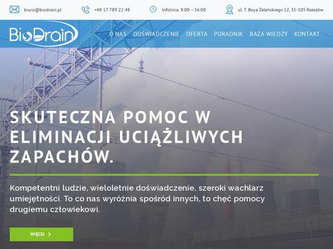 Biodrain.pl - pomiary zapachów