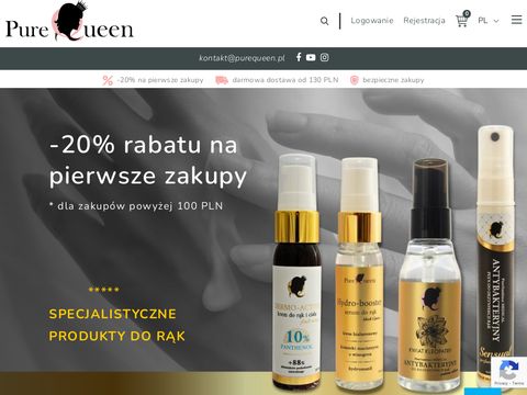 Purequeen.pl antybakteryjny żel