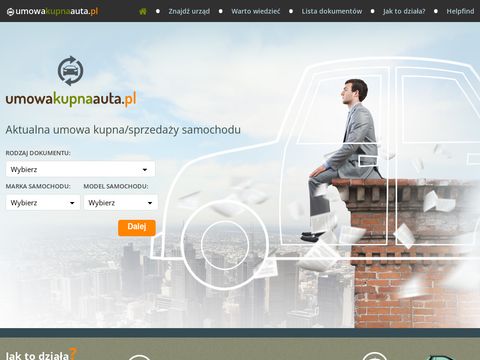 Umowakupnaauta.pl darmowy generator umów