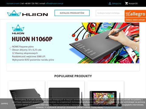 Huion - tablety graficzne sklep online