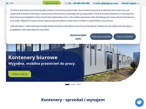 Wynajem kontenerów - algeco.pl