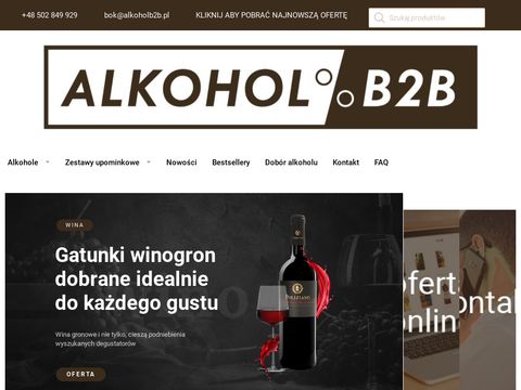 Alkoholb2b.pl - prezenty z alkoholem