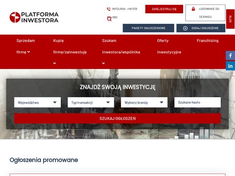 Platformainwestora.pl - ogłoszenia biznesowe