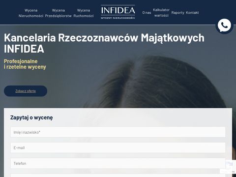 Infidea wyceny nieruchomości