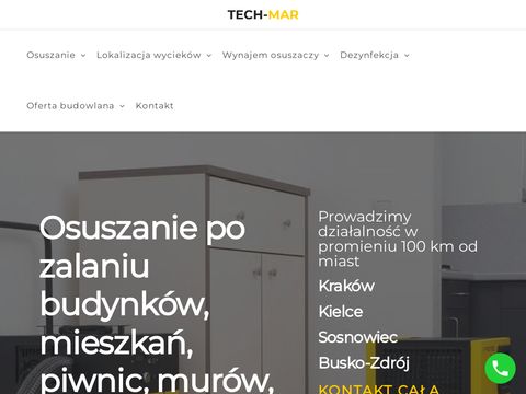 Tech-mar-osuszanie.pl osuszacz powietrza Kraków