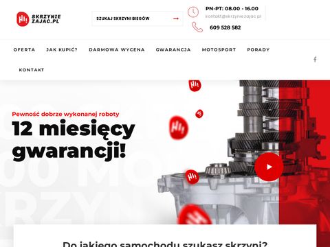 Skrzyniezajac.pl - manualne skrzynie biegów